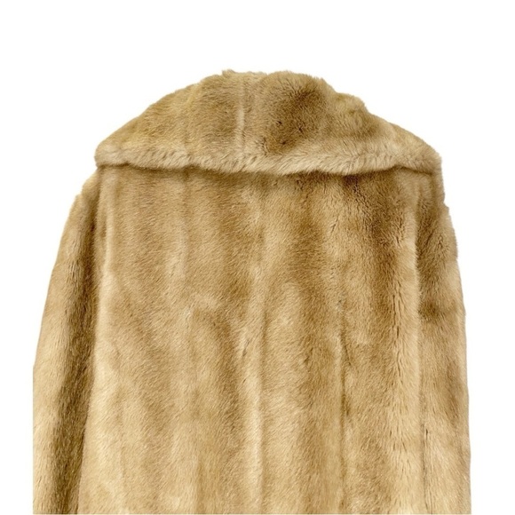 Vintage Dubrowsky & Joseph Faux Fur Coat Size Large - Picture 7 of 12